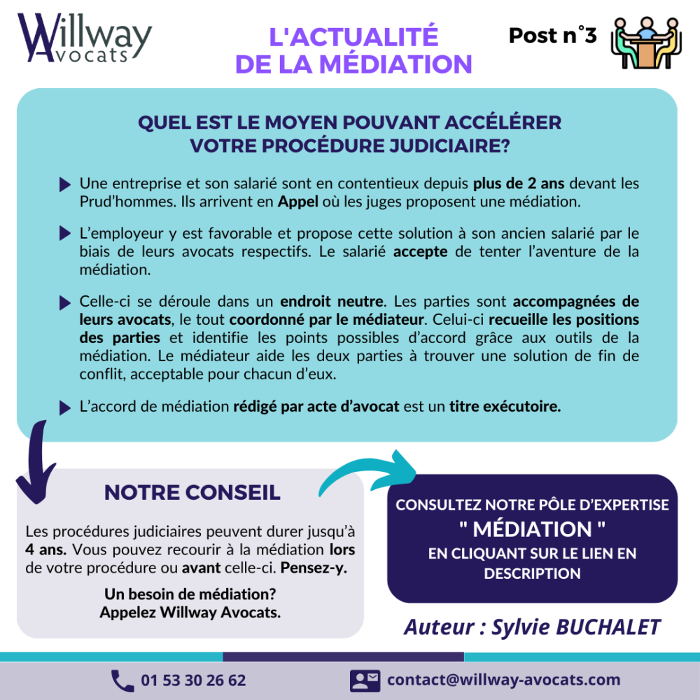 Quel est le moyen pouvant accélérer votre procédure judiciaire?