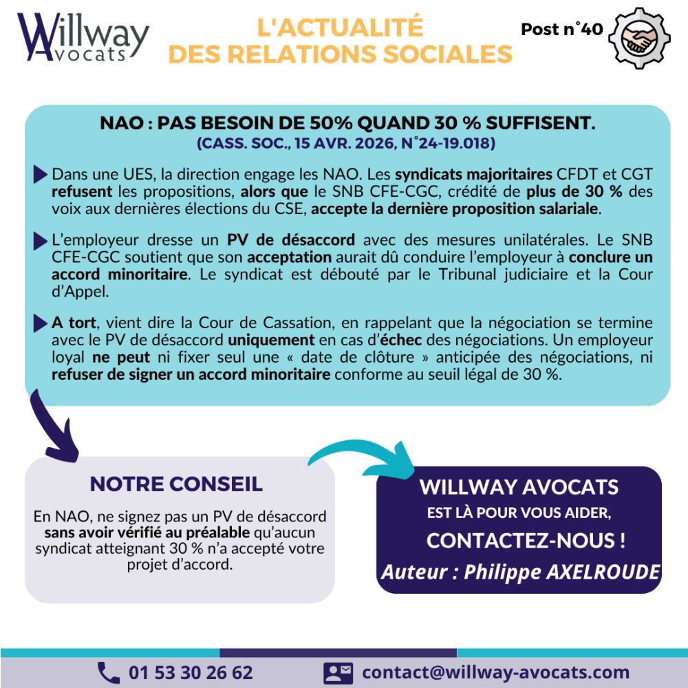 NAO : pas besoin de 50% quand 30% suffisent. 